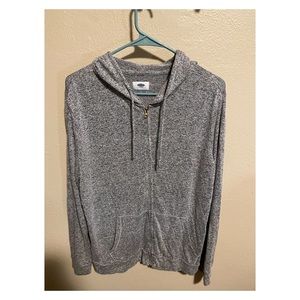 Grey Old Navy Zip up hoodie
